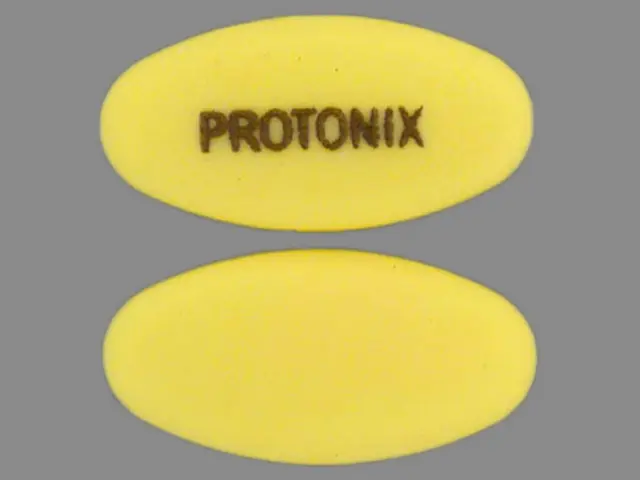Protonix granule, delayed release - (pantoprazole sodium 40 mg) image
