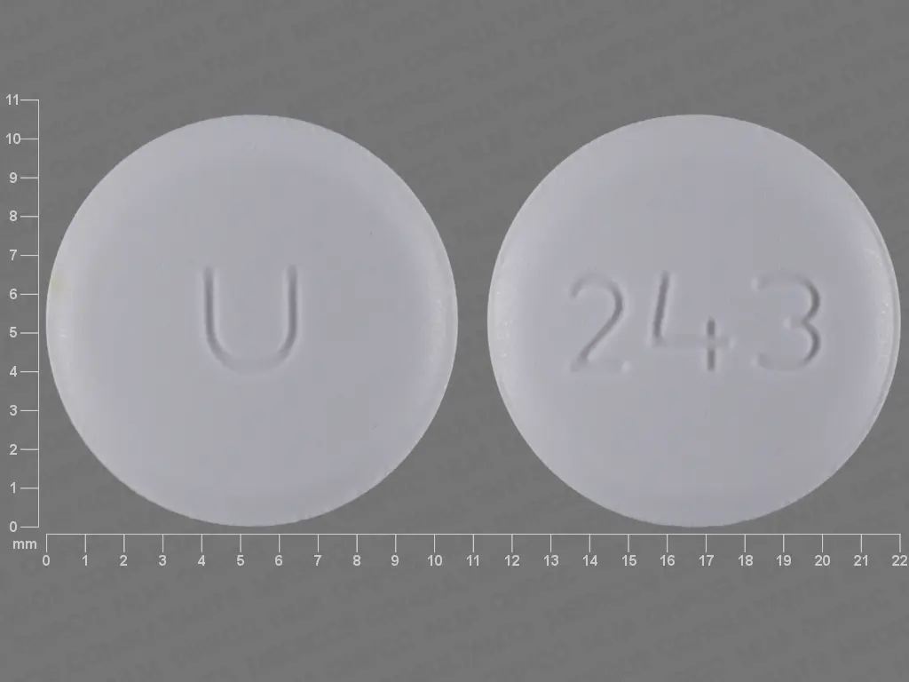 Round White U 243 Images Amlodipine Besylate Amlodipine Besylate 