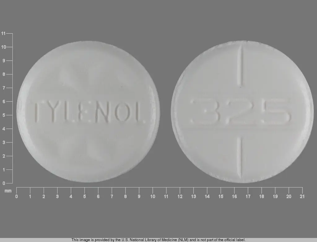 TYLENOL tablet - (acetaminophen 325 mg) image