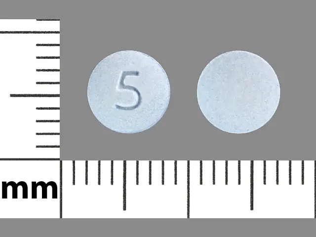 ROUND BLUE 5 Images Desloratadine desloratadine NDC ndc